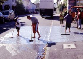 schrubben, schrubben und nochmals schrubben !!!