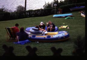 Boote k&ouml;nnen auch als Bank dienen...