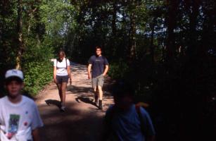 Auf dem Weg zum Auto