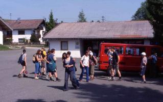 Parken in Saulgrub und ab zu den Schleierf&auml;llen