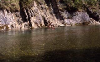 Beim Baden in der Ammer