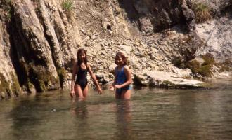 Das Wasser war saukalt