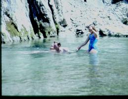 Treiben lassen in der Str&ouml;mung