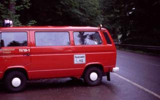 Absicherung einer &Ouml;lspur auf der R&uuml;ckfahrt