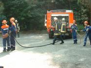 Dieses Fahrzeug hat 1800 l Wasser dabei