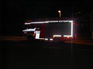 Das LF auf der Einsatzfahrt