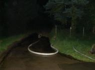 Es dauert eine ganz sch&ouml;ne Zeit, bis die Leitung voll ist.