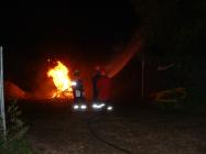 Der Angriffstrupp schirmt die umliegenden B&auml;ume ab.