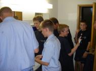 Beim gemeinsamen Z&auml;hneputzen