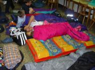 Jeder suchte sich einen Platz.