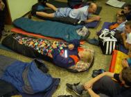 Die ersten liegen schon in der Koje.