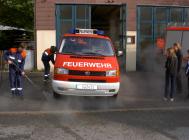 Anschlie&szlig;end wurde mit einem Schwamm nachgeputzt.