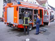 Erste Reparaturma&szlig;nahmen wurden an Ort und Stelle durchgef&uuml;hrt