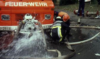 Die Kupplung der Zuleitung an der Pumpe hat sich gel&ouml;st