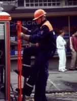 Nur der Maschinist darf aufs Dach