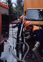 das abgebaute Standrohr mu&szlig wieder aufs Dach