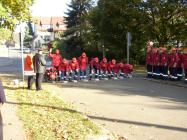 Die Gruppe bei der Schnelligkeits&uuml;bung